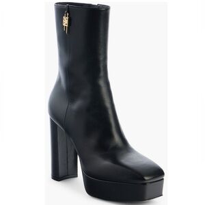 Givenchy G Lock Platform Ankle Boots in Leather